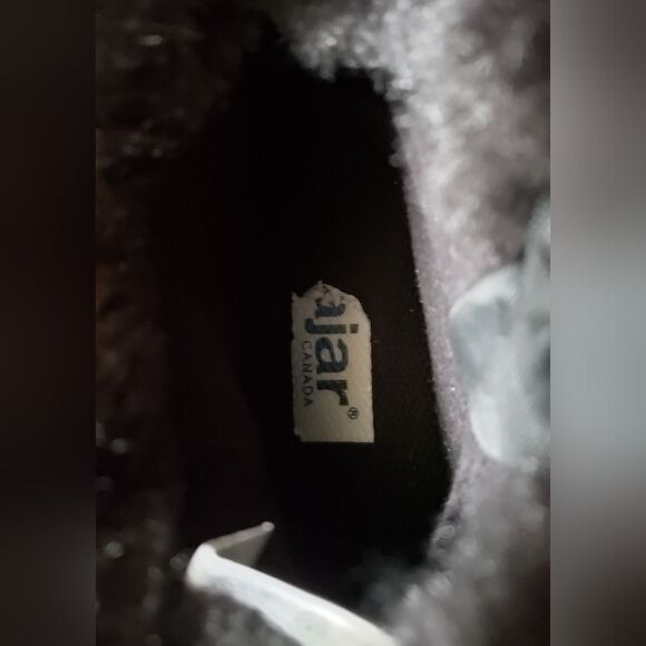 Pajar Women's Short Black Leather Winter Boots Size 37 - Picture 14 of 14